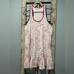 Jordann Jammies Red White Blue Star Nightgown